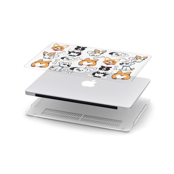 Welsh Corgi Painted Dog case for apple MacBook All Generations Air Pro - Picture 2 of 3